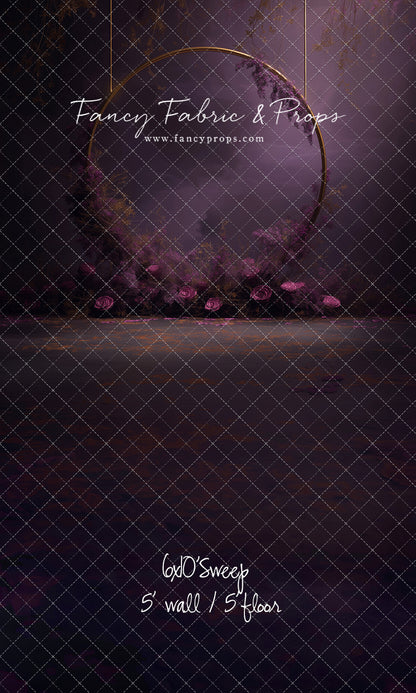 Moonlit Plum Petals - With Sweep Option