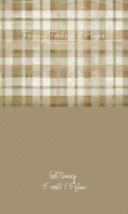 Oatmilk Plaid - With Sweep Option