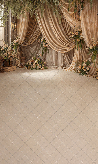 Olive Grove Drapes - With Sweep Option
