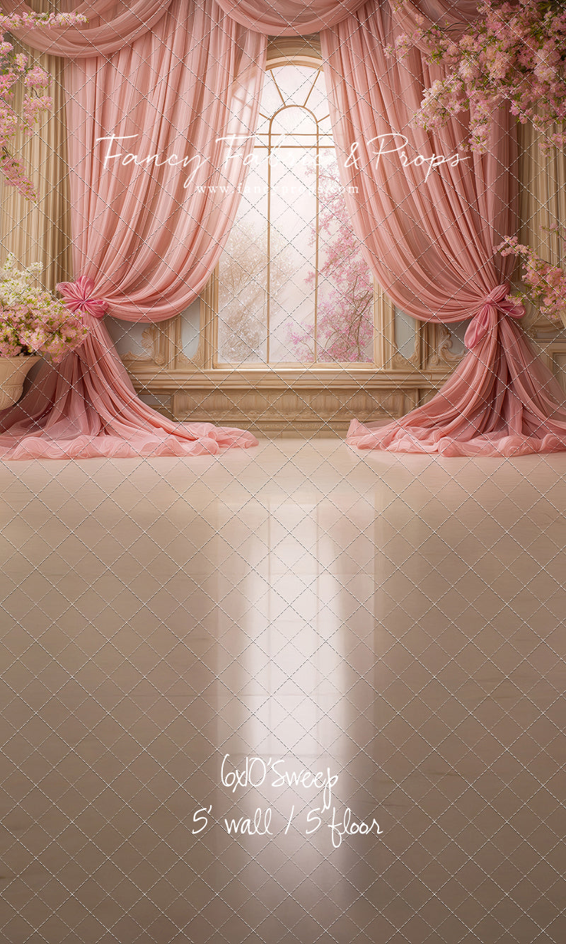 Pink Blossom Parlor - With Sweep Option