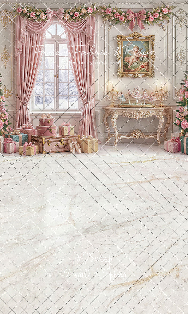 Pink Velvet Christmas - with Sweep Option