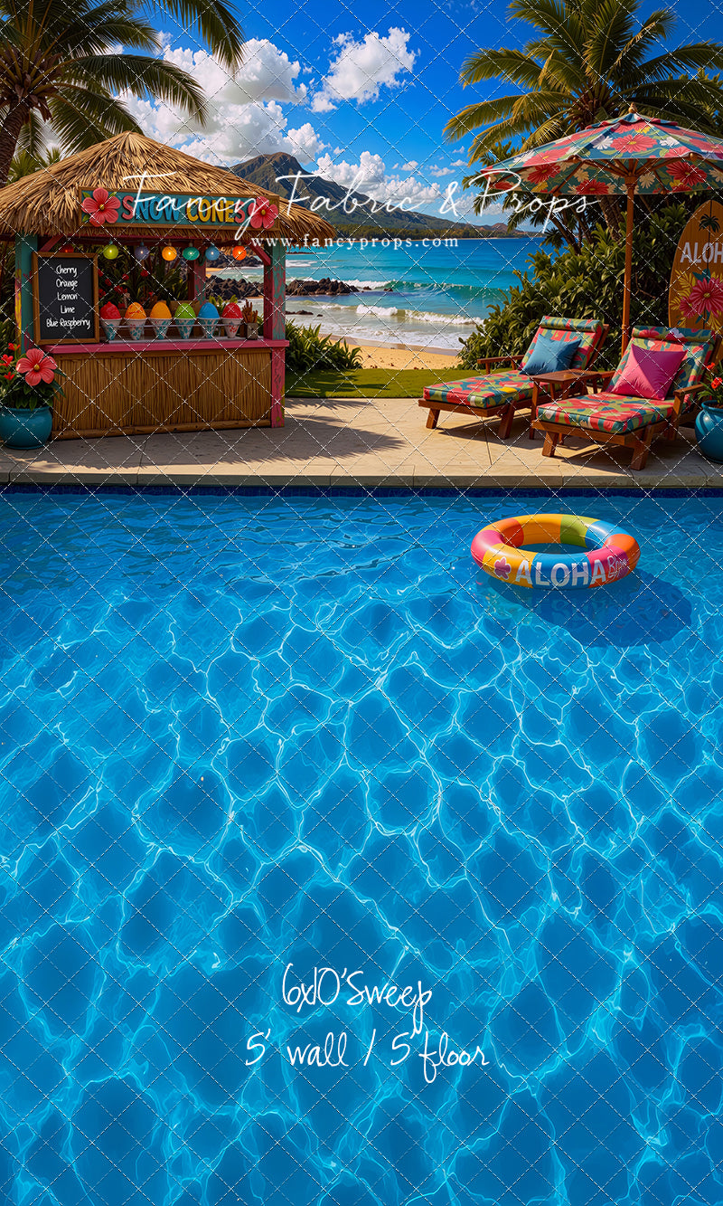 Poolside Snowcones - With Sweep Option