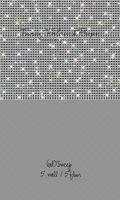 Prism Pop - With Solid Light Gray Floor Sweep Option