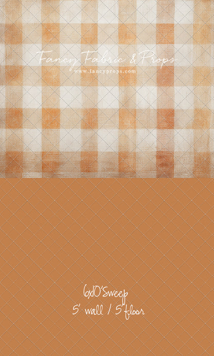 Pumpkin Patch Plaid - With Sweep Option