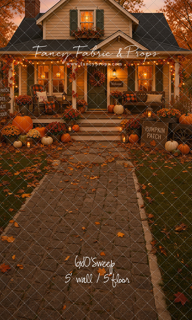 Pumpkin Patch Welcome - With Sweep Option