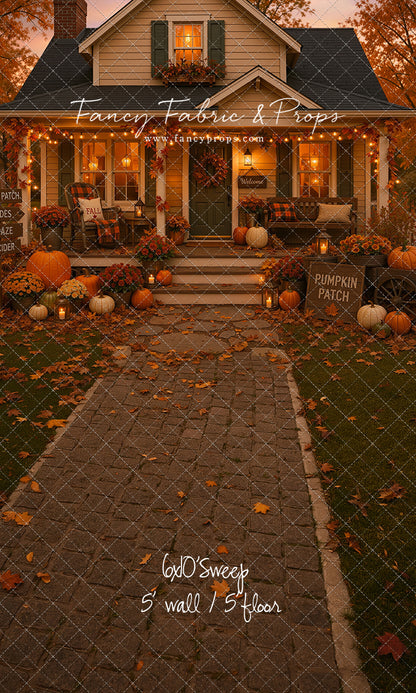 Pumpkin Patch Welcome - With Sweep Option