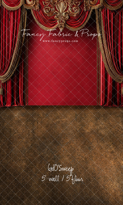 Regal Red Chamber Wall - With Sweep Option