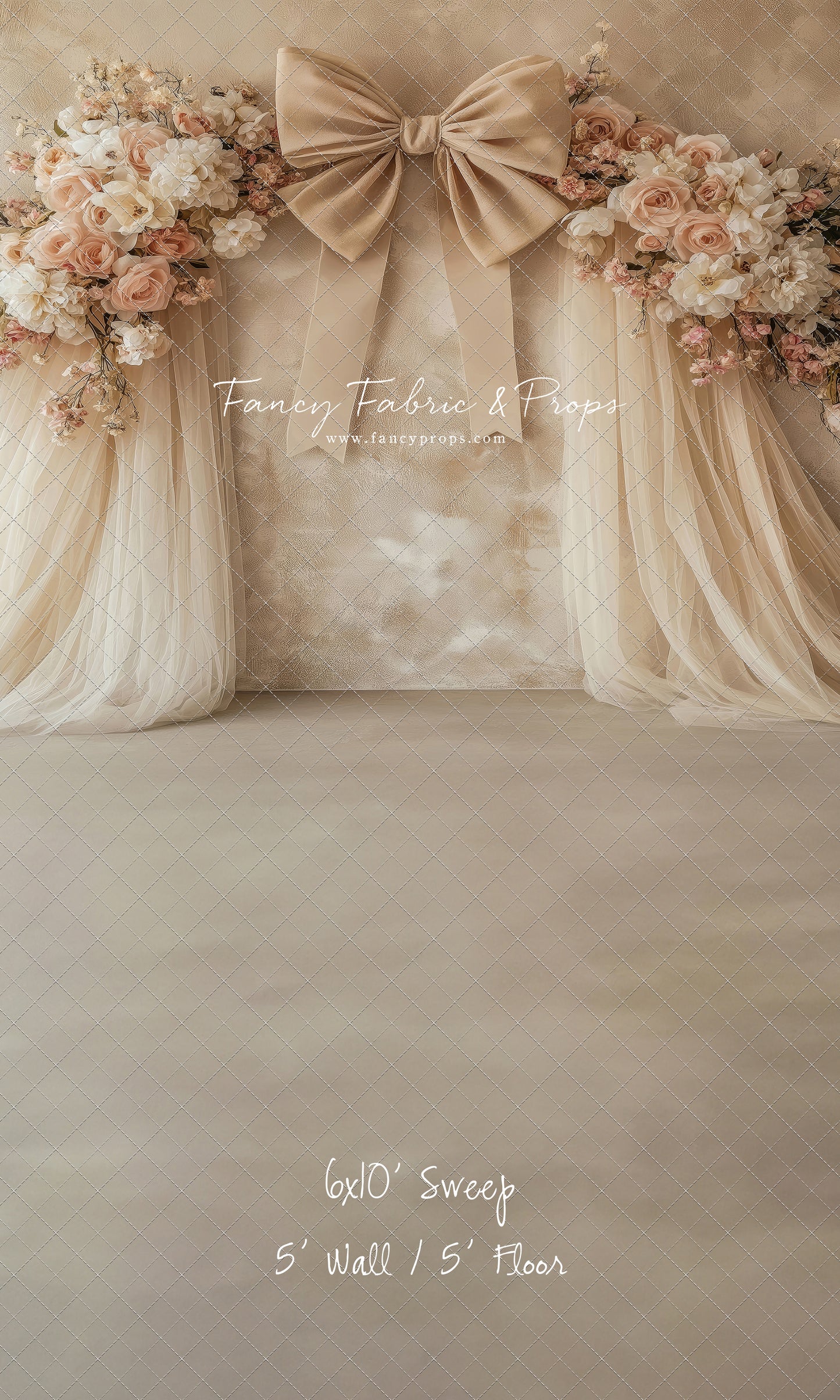 Ribboned Bloom  - With Sweep Option