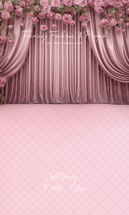 Rose Petal Curtain - With Sweep Option
