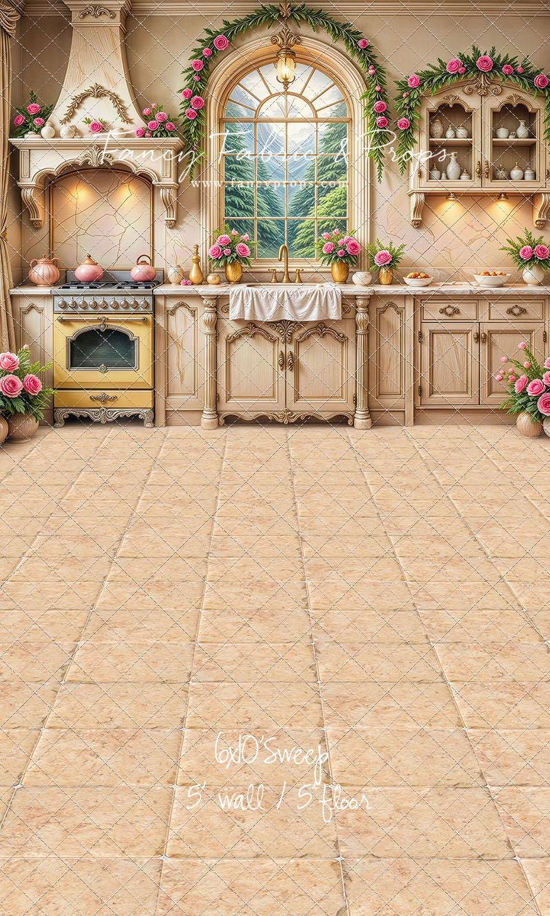 Rosewood Cottage Kitchen - With Sweep Option