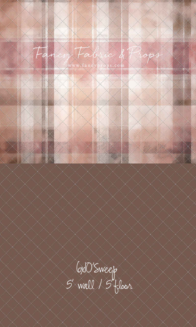 Rosewood Plaid - With Sweep Option