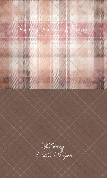 Rosewood Plaid - With Sweep Option