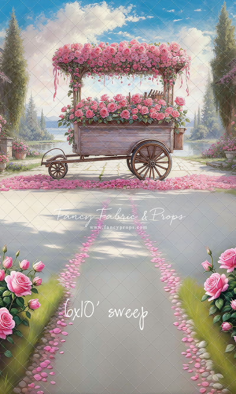 Rosy Blossom Cart - With Sweep Option