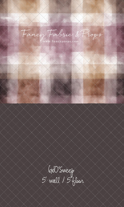 Rustic Plum Plaid - With Sweep Option