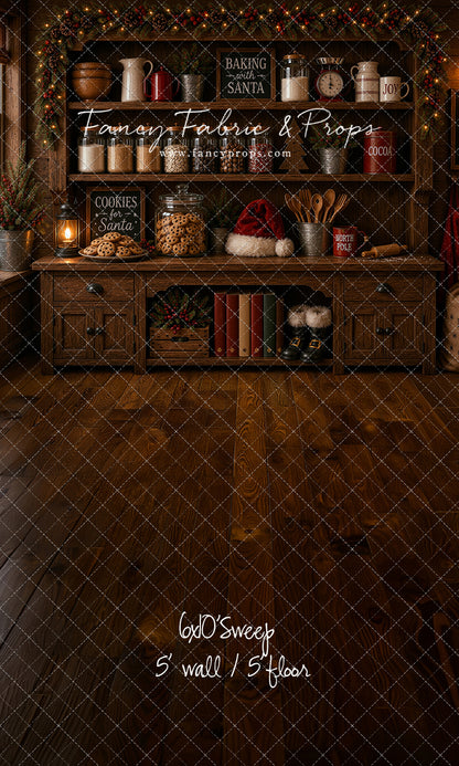Santa's Cookie Cupboard - With Sweep Option