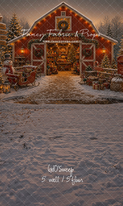 Santa's Village Barn - with Sweep Option