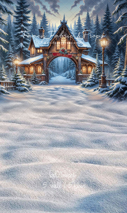 Santa's Village Entrance - With Sweep Option