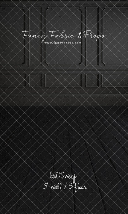 Simple Matte Black Wall - With Sweep Option
