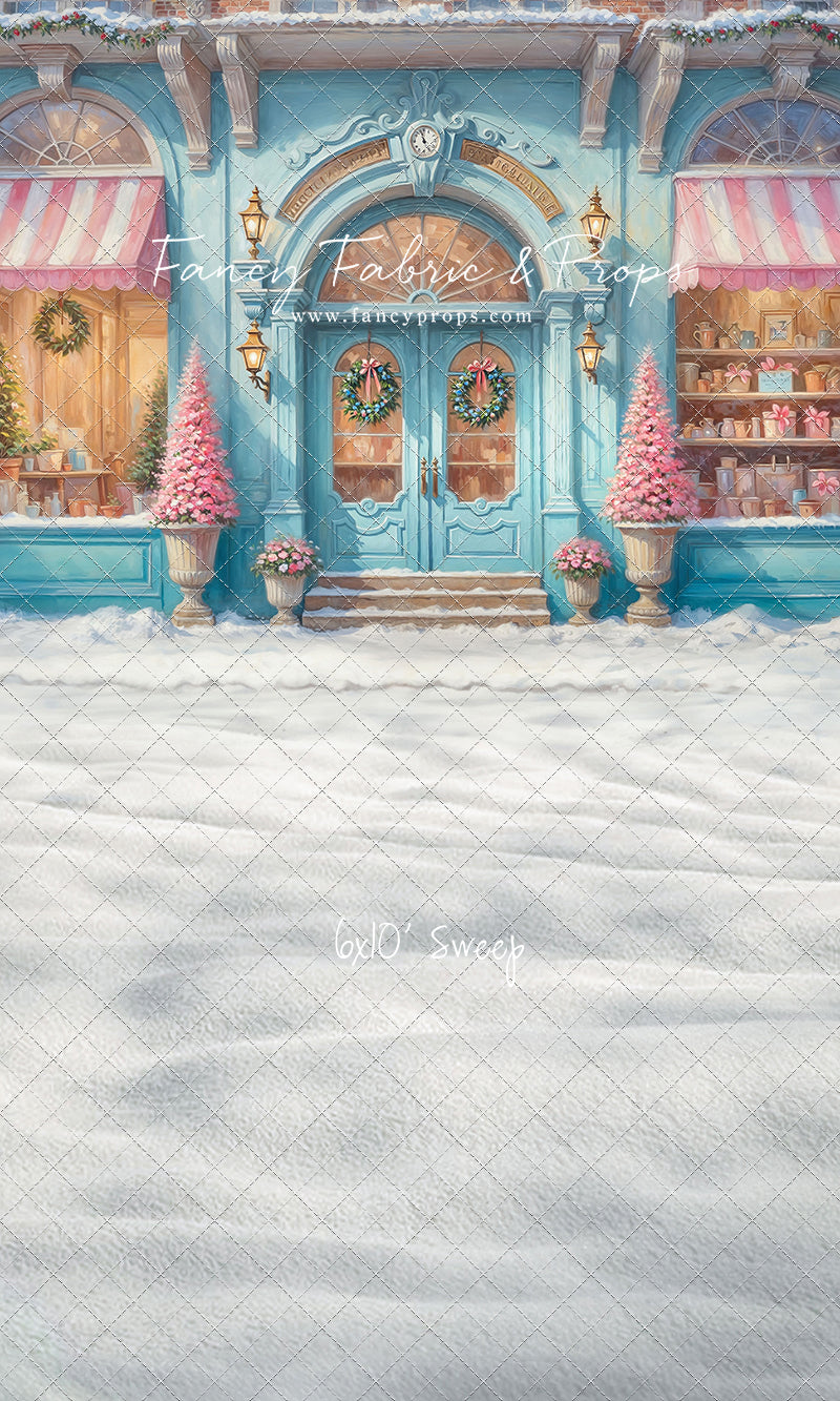 Snow-Kissed Winter Market - With Sweep Option