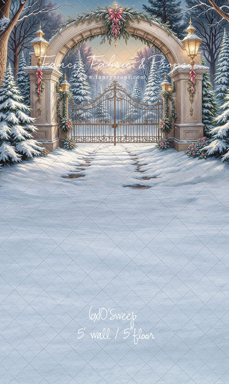 Snowfall At The Estate - with Sweep Option