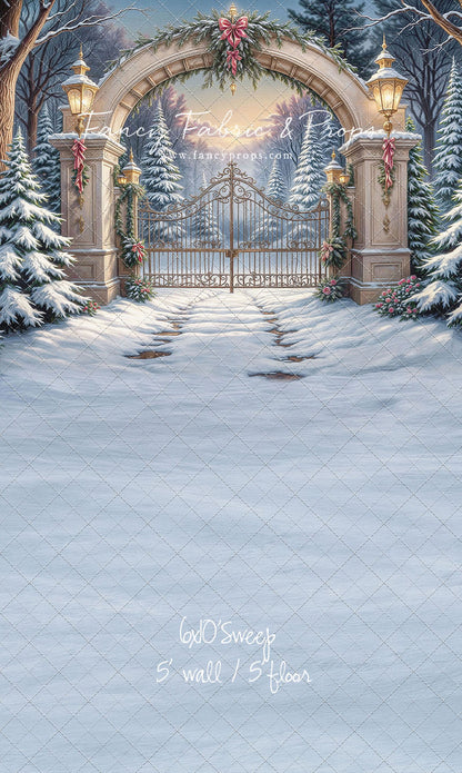 Snowfall At The Estate - with Sweep Option