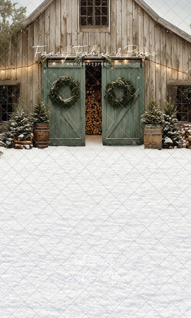 Snowfall Barn - with Sweep Option