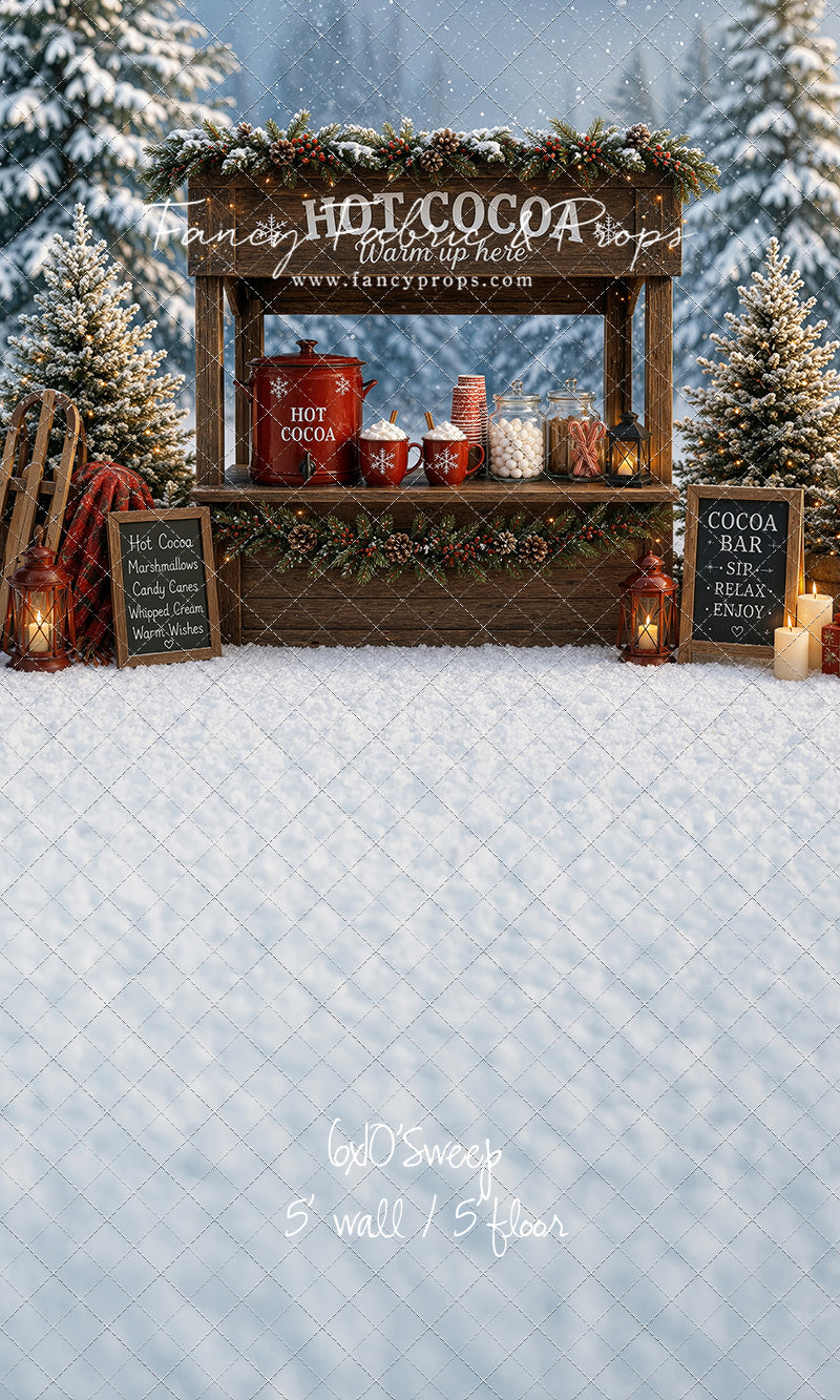 Snowflake Cocoa Station - With Sweep Option