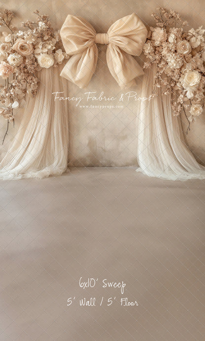 Soft Bow & Tulle - With Sweep Option