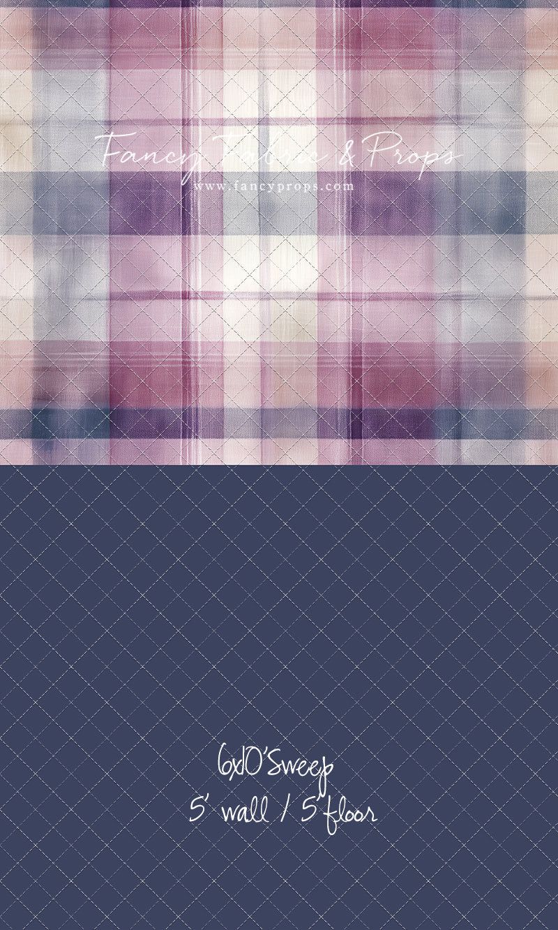 Soft Haze Tartan - With Sweep Option