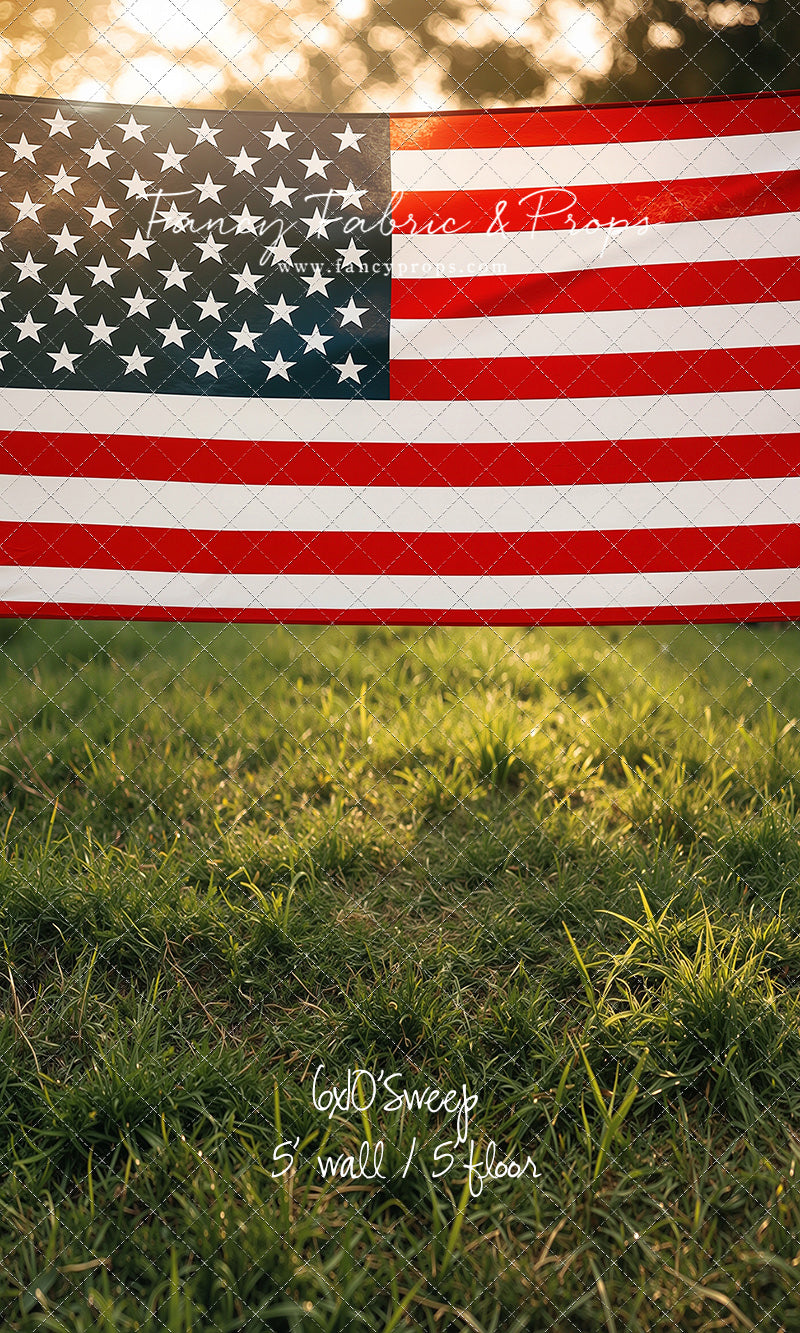 Stars & Stripes Sunset - With Sweep Option