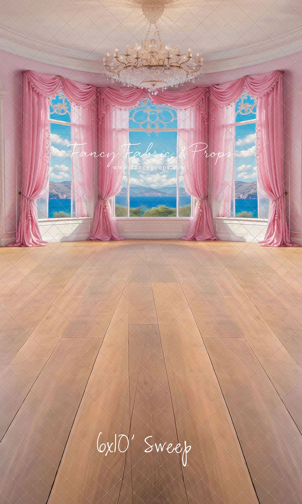 Summer Season Victorian Window - Wood Floor - With Sweep Option