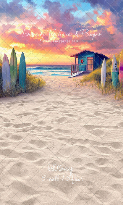 Sunset Surf Shack - With Sweep Option