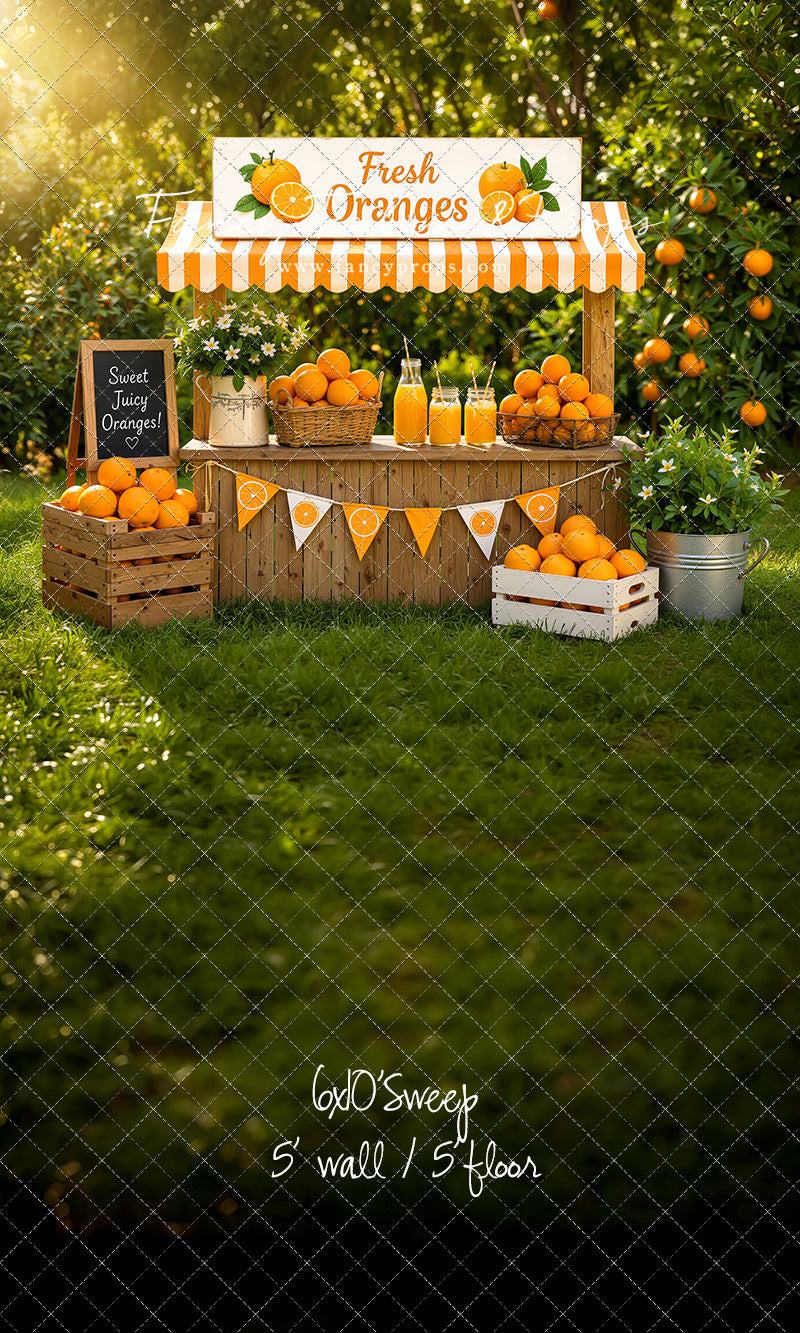 Sunshine Orange Stand - With Sweep Option