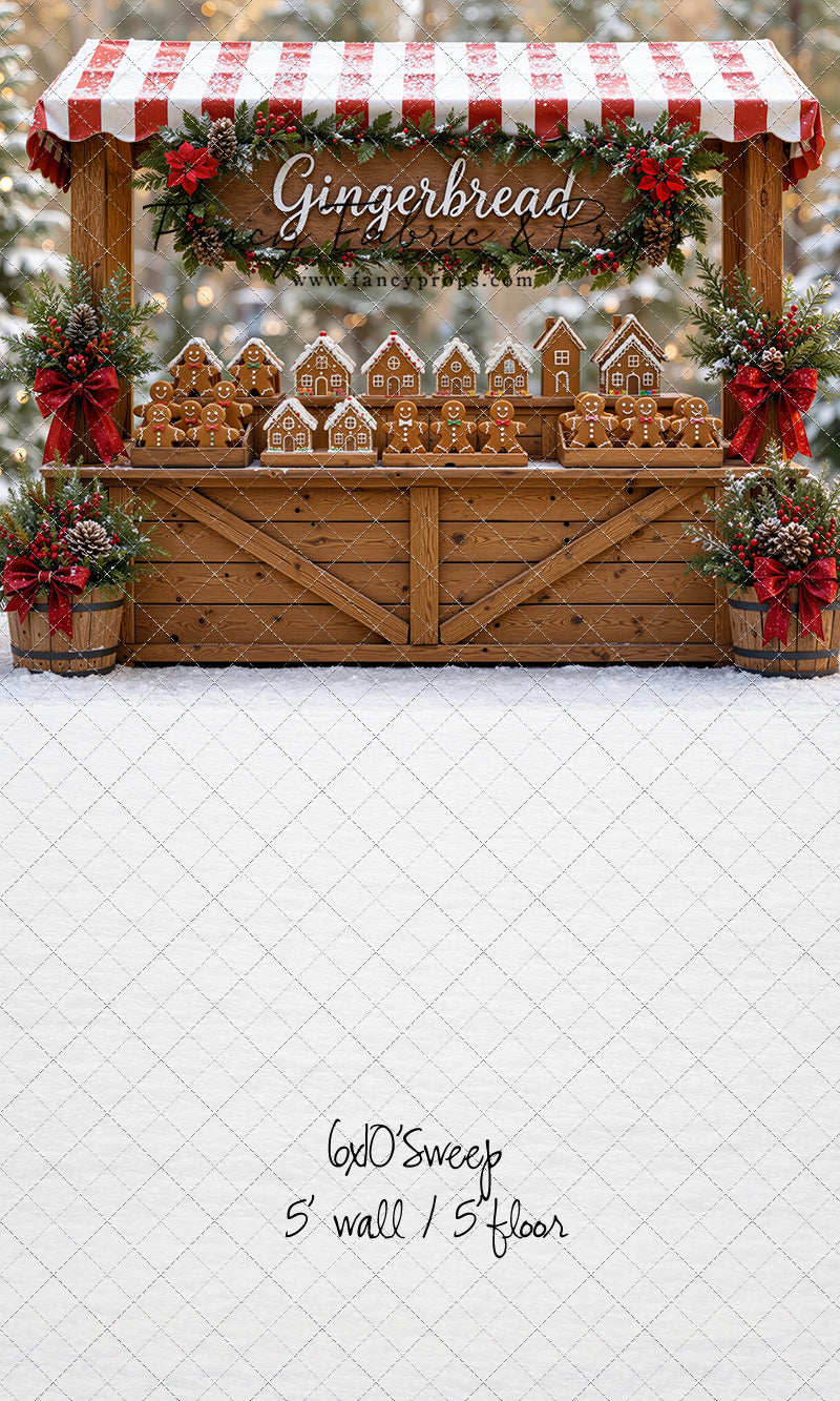 Sweet Spruce Gingerbread Stand - With Sweep Option