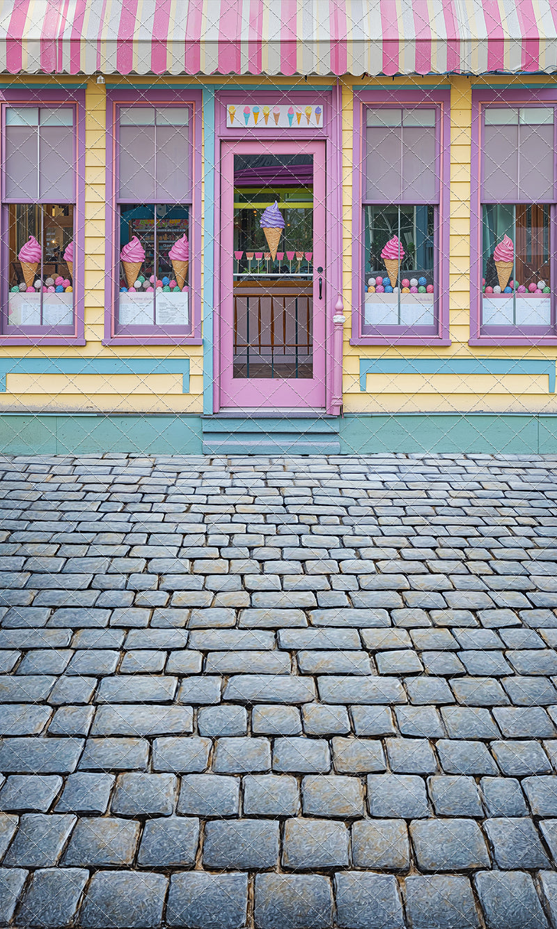 Sweet Summer Ice Cream Shop - With Sweep Option