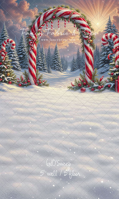 Sweet Trail To Santa - with Sweep Option