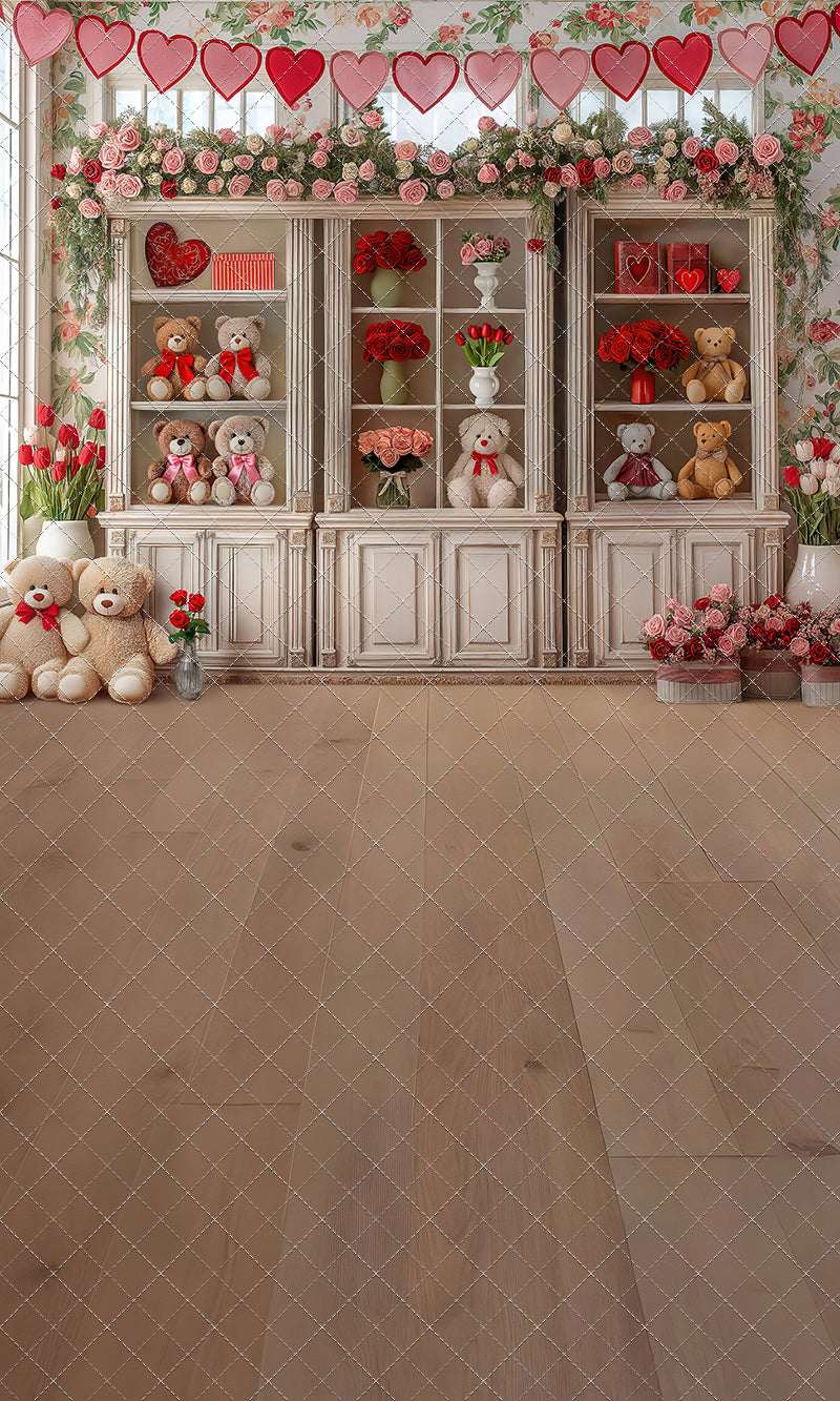 Teddy's Sweetheart Corner - With Sweep Option