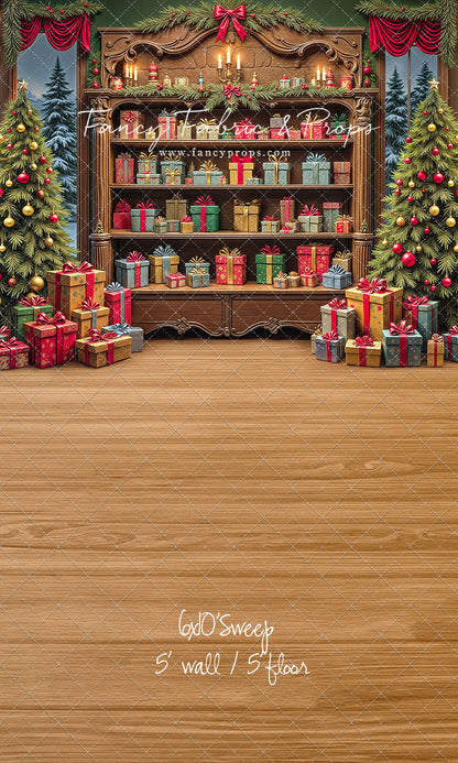 The Christmas Curio Cabinet - with Sweep Option