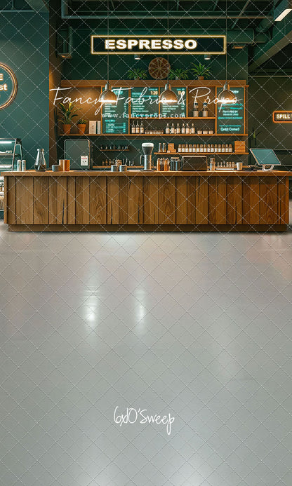 The Coffee Spot - White Floor Version - With Sweep Option