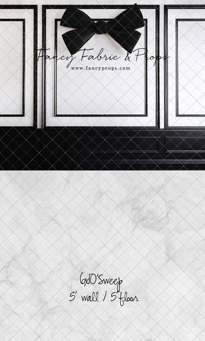 Uptown Chic - White Marble Floor - With Sweep Option