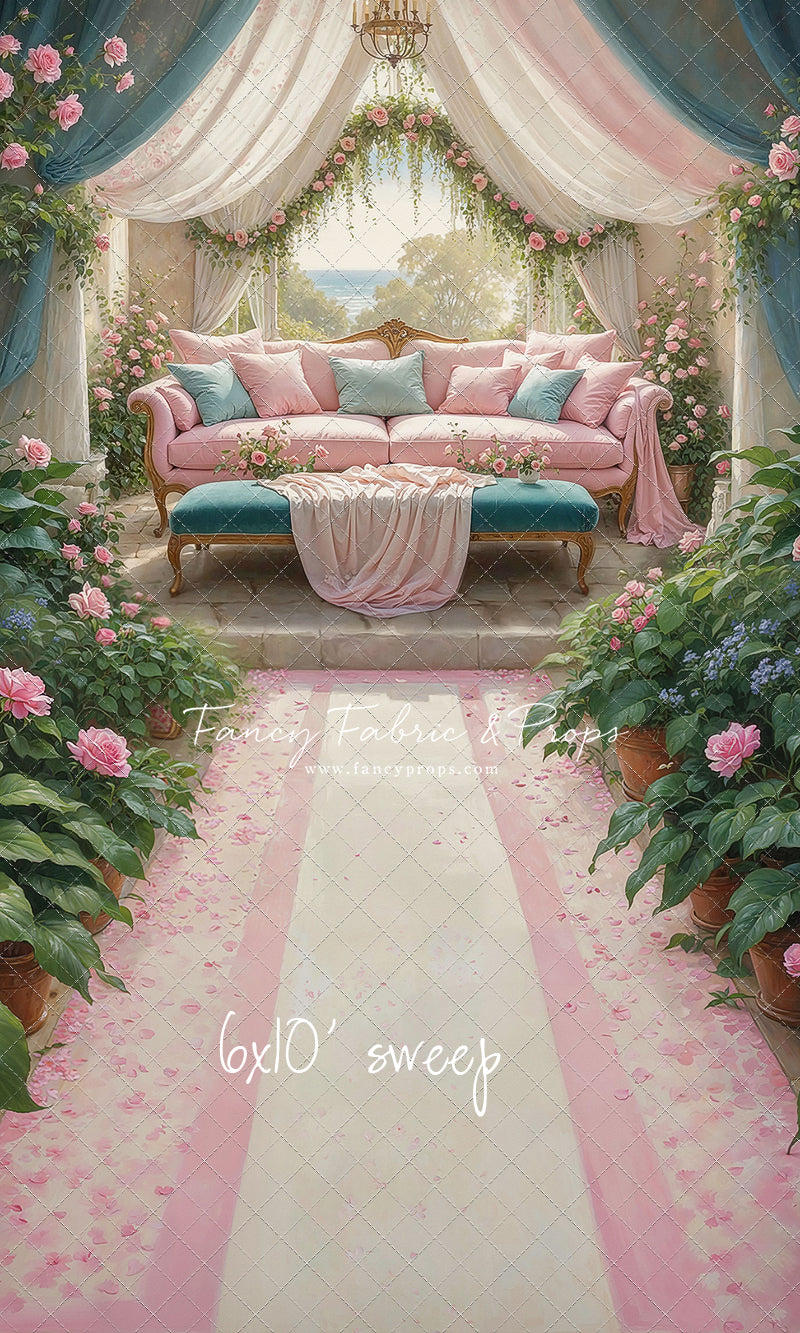 Versailles Rose Terrace - With Sweep Option