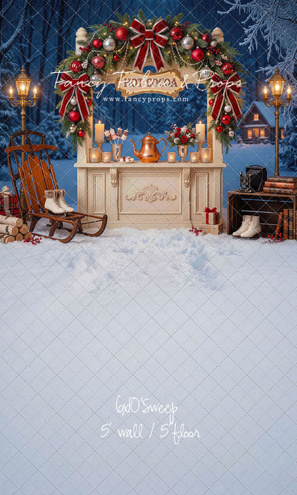 Vintage Cocoa Stand - with Sweep Option