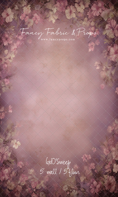 Vintage Mauve Petals - With Sweep Option