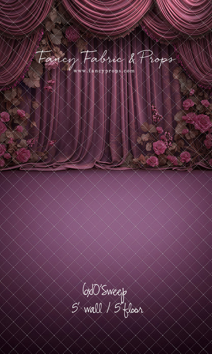 Vintage Plum Romance - With Sweep Option