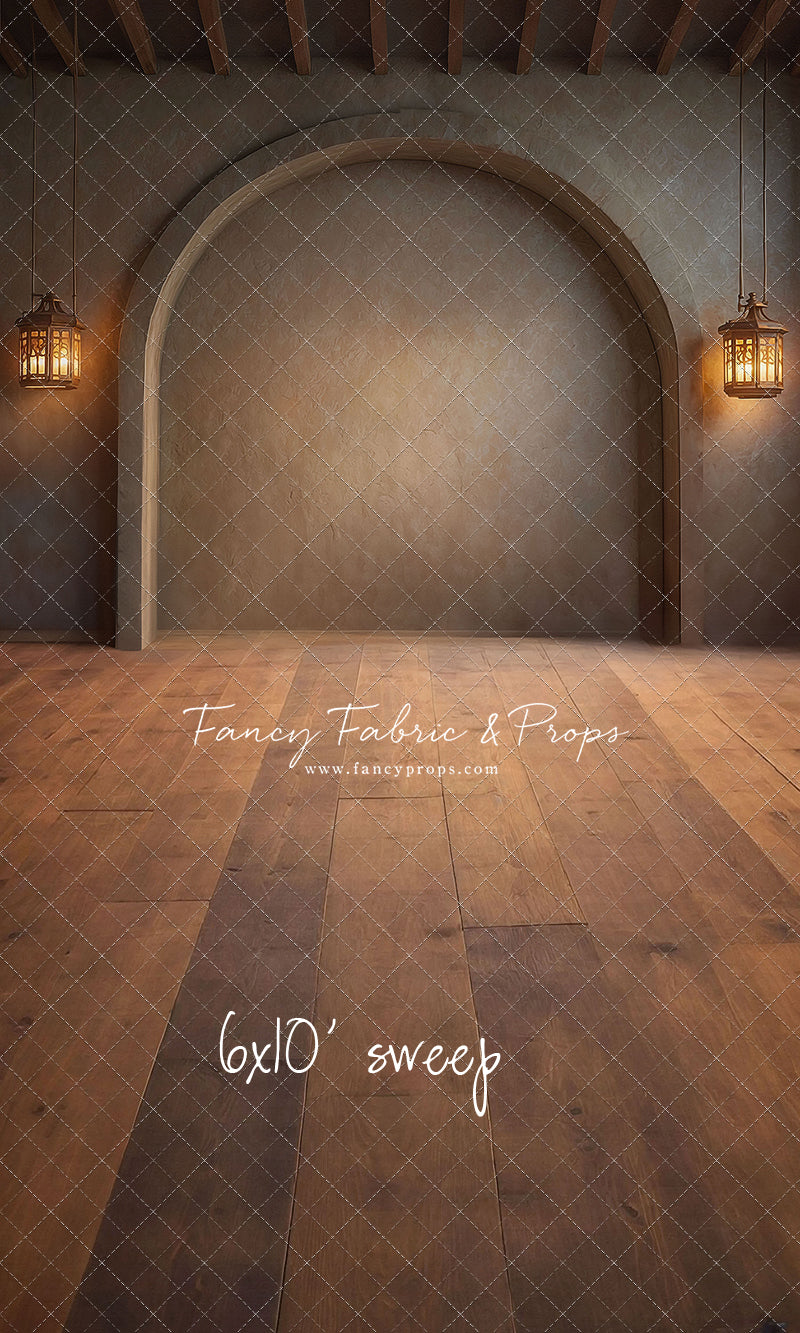 Warm Amber Alcove - With Lights - With Sweep Option