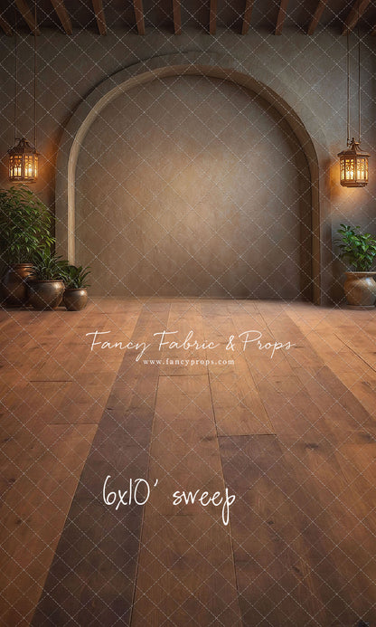 Warm Amber Archway - No Bench - With Sweep Option