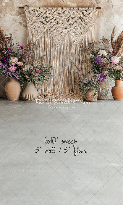 Wildflower Macrame - With Sweep Option