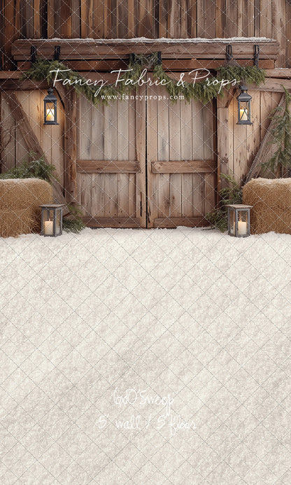 Winter Barn Entry - with Sweep Option