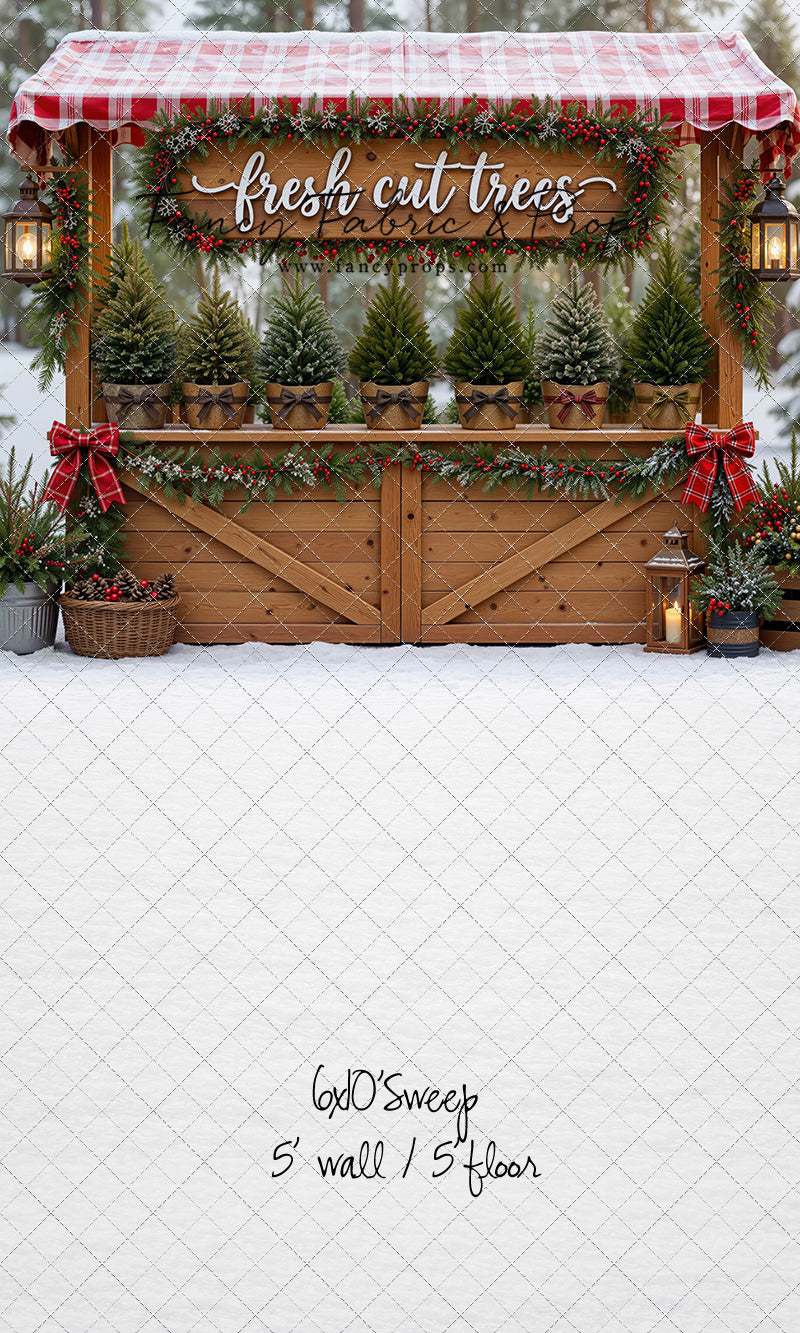Winter Woods Tree Market - With Sweep Option