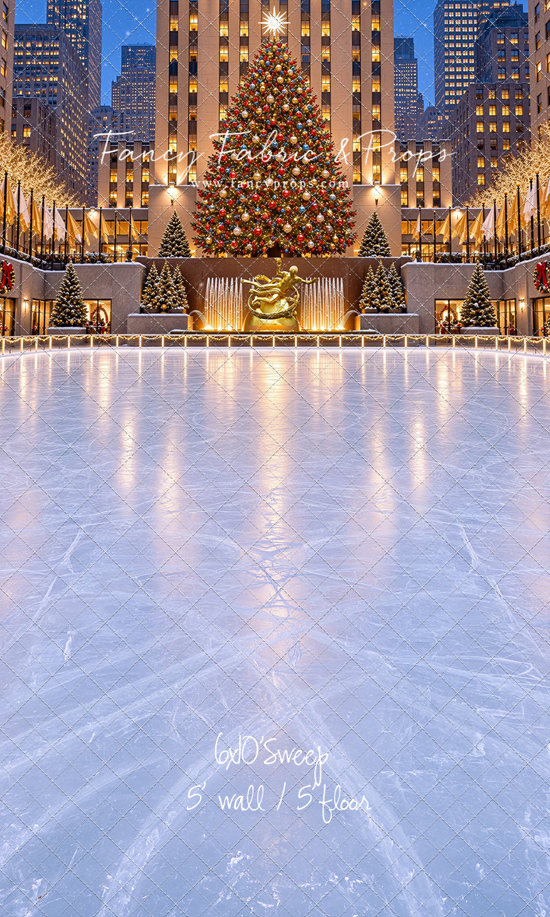 Wintertime Skating Rink - with Sweep Option